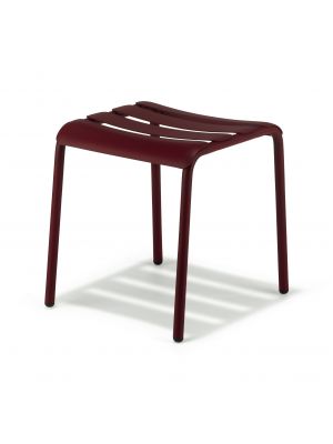Stecca 7 Low Stool Aluminum Structure by Colos Online Sales
