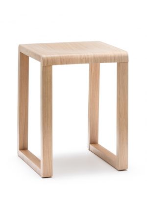 Brera 383 low stool wooden structure by Pedrali online sales