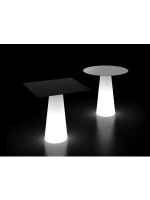 Fura Light dining table polyethylene base hpl top suitable for contract use by Plust online sales on www.sintesi.design