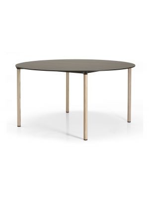 Monza Table round table hpl top ash or aluminum legs by Plank online sales on www.sintesi.design now!