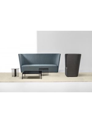 Velour High waiting sofa fabric coated suitable for contract by LaCividina online sales