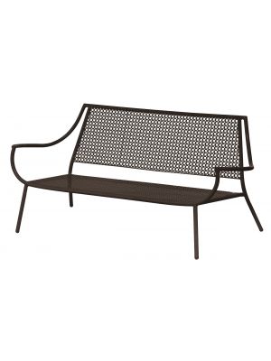 Vera 3435 steel sofa suitable for outdoor and contract use by Emu online sales