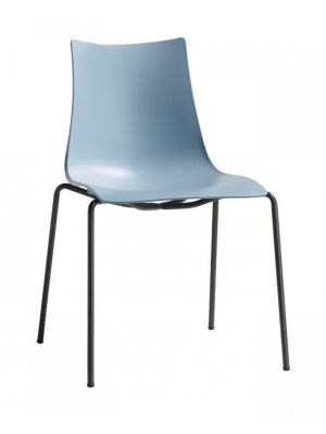 Zebra Technopolimer Painted Frame Chair Technopolimer Seat and Painted Frame by Scab Online Sales