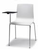Sales Online Alice Chair with Writing Pad Steel Legs Technopolymer Seat by Scab.