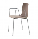 Sales Online Alice with Armrests Chair Technopolymer Seat and Chromed Steel Structure  by Scab.