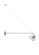 Sales Online Beluga Color D57 D03 Wall Lamp Has a Diffuser in 24% Lead Crystal by Fabbian