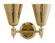 Charles 2 Wall Lamp Brass Structure by DelightFULL Online Sales