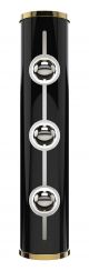 Chuck 3 Wall Lamp Brass and Steel Structure by DelightFULL Online Sales