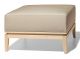 Diesis 130A Pouf Beechwood Frame Leather Seat by Cabas Online Sales
