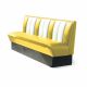 HW-180 Vintage Booth Wooden Base Seat Coated with Ecoleather by Bel Air Buy Online