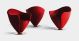 Mon Petit Coeur swivel armchair leather coated suitable for contract by LaCividina buy online