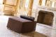 Oscar Pouf Bed Upholstered Coated with Fabric by Milano Bedding Sales Online