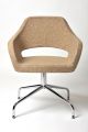 Small Armchair Polyurethane Shell and Chromed Base by SintesiDesign Sales Online