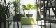 Sales Online Ffoup/2 Pouff Solid Oak or American Walnut with Fabric by Linfa Design.