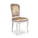 Vittoria Classic Chair Wooden Structure Fabric Seat by SintesiDesign Online Sales