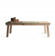Extendable Tables Ashwood Structure Tempered Glass by Linfadesign.