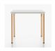 Monza Table 80x80 square table ash wood legs hpl top by Plank online sales on www.sintesi.design