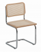 Vienna Breuer Chair Steel Frame Wooden Seat by Galvanotecnica Online Sales