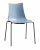 Sales Online Zebra Technopolimer Painted Frame Chair Technopolimer Seat and Painted Frame by Scab.
