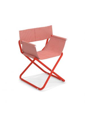 Snooze 213 director's chair steel frame textilene seat by Emu online sales on www.sintesi.design now!