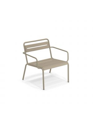 Star 165 Lounge Chair Emu Stackable Lounge Chair Outdoor Lounge Chair Sintesidesign