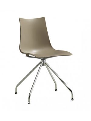 Sales Online Zebra Technopolymer Trestle Base Technopolymer Seat and Chromed Steel Base by Scab.